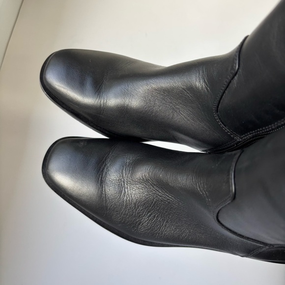 Aquatalia Cambria Weatherproof Riding Boot Black Leather Sz 6.5 $595 - Picture 10 of 12